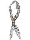 Dsquared2 Sequinned Scarf - Metallic