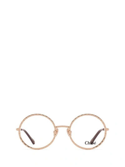 Chloé Eyeglasses In Gold