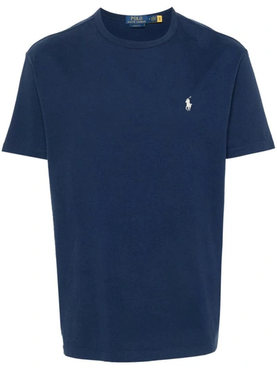 Polo Ralph Lauren Classic T-shirt Clothing In Blue