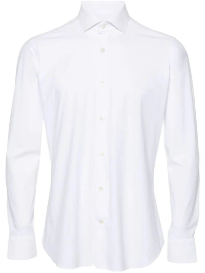 Tintoria Mattei Bi Stretch Shirt Clothing In White