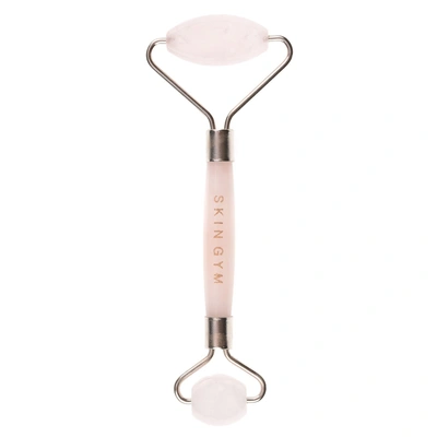 Skin Gym Rose Quartz Facial Roller In Pink