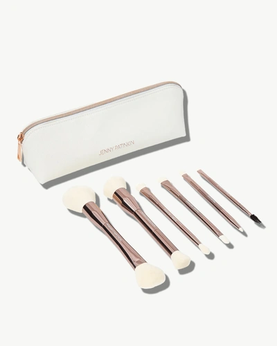 Jenny Patinkin Sustainable Luxury Dual-ended Makeup Brush Set In White