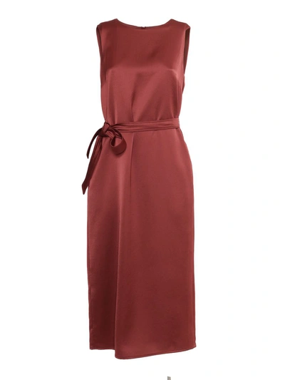 Weekend Max Mara Midi Dress In Brown