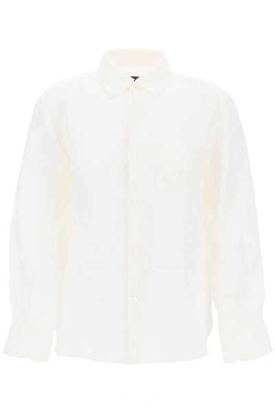 A.p.c. Camicia Sela In Puro Lino In White