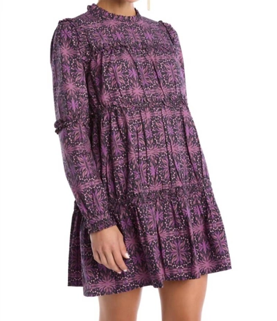 Allison New York Sandra Dress In Plum Kaleidoscope In Multi