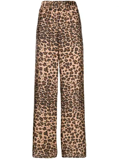 P.a.r.o.s.h . Leopard Printed Trousers - Neutrals