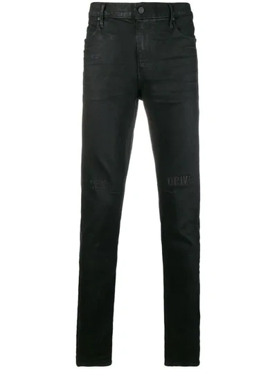 Rta Slim-fit Jeans In Black