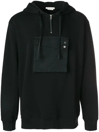 Alyx Hooded Cargo Pocket Sweater In Black