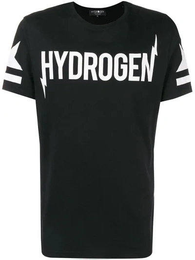 Hydrogen Logo T-shirt - Black