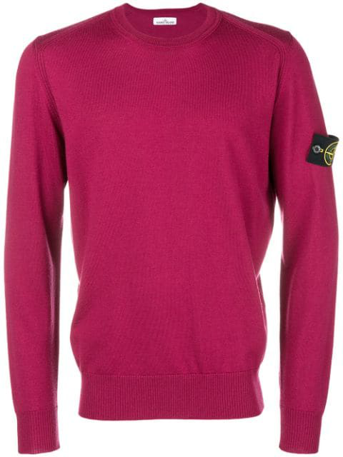 stone island pink sweater