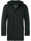 Herno Padded Hooded Coat In Black