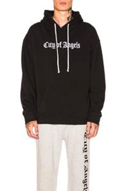 Adaptation City Of Angels Hoodie In Black & White