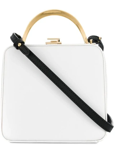 The Volon Mini Box Bag - White