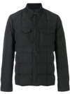 Ami Alexandre Mattiussi Snap-buttonned Quilted Jacket In Black