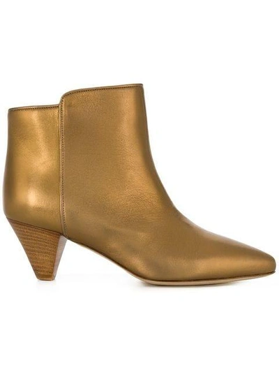 Twinset Twin-set Pointed Toe Boots - Metallic
