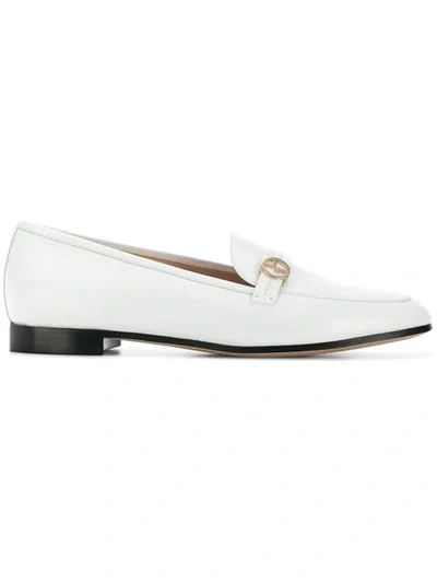 Giorgio Armani Classic Loafers In White