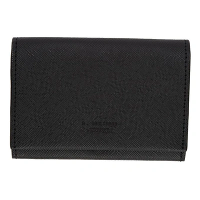 N.hoolywood Black Leather Wallet