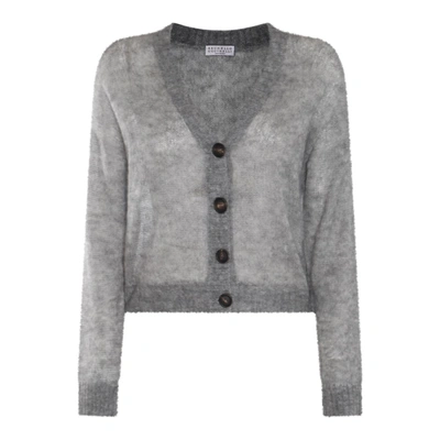 Brunello Cucinelli Sweaters In Gray