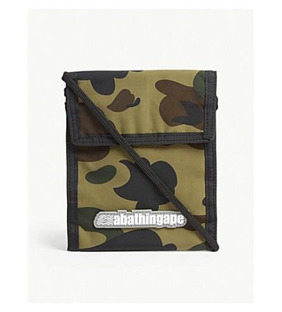 A Bathing Ape Green Camouflage Pass Holder