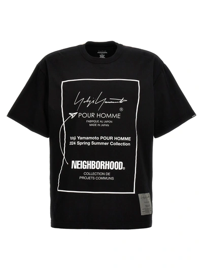 Yohji Yamamoto Neighborhood T-shirt In Black