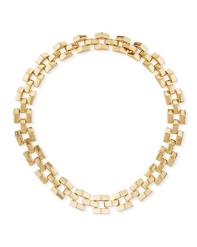 Lulu Frost Power Link Necklace In Gold