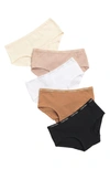 Calvin Klein Kids' Hipster Panties In Naturals