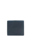 Frye Logan Leather Billfold Wallet In Navy