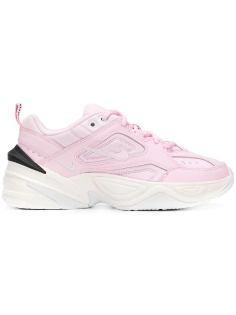 Nike Platform Lace-up Sneakers In Pink 
