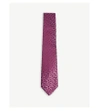 Charvet Two-tone Mare Silk Tie In Burgundy