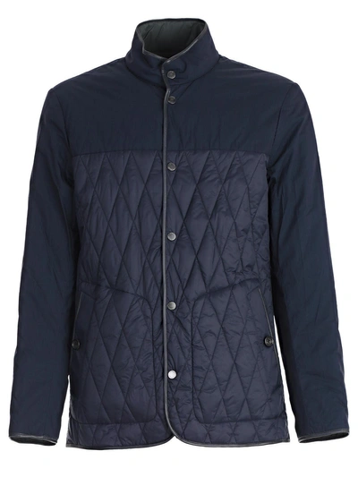 Z Zegna Quilted Jacket In Basic