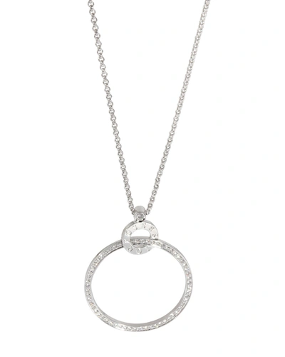 Piaget Possession Diamond Pendant In 18k White Gold 1.25 Ctw In Silver