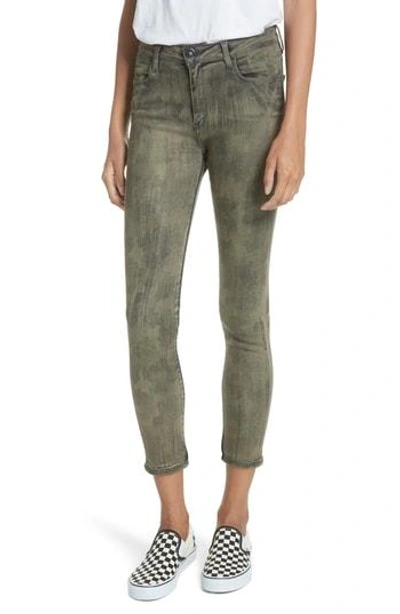 Brockenbow Reina Camille Camouflage Skinny Jeans In Camou Army