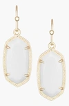 Kendra Scott Dani Stone Drop Earrings In Turquoise/ Gold