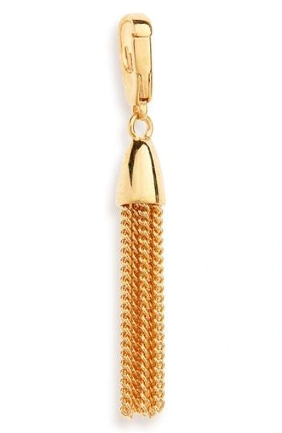 Jcrew Demi-fine 14k Gold-plated Tassel Charm