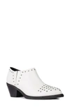 Geox Lovai Ankle Boot In White Leather
