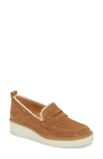 ugg wedge loafer