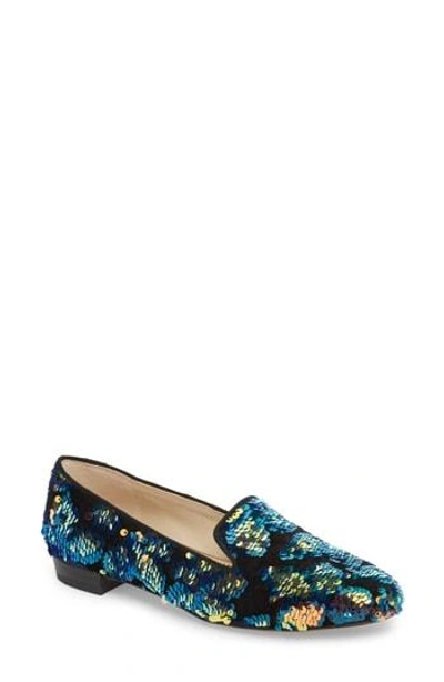 Sam Edelman Jordy Flat In Floral Sequin