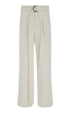 Arias Belted Wide-leg Pant In Neutral