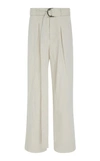 Arias Belted Wide-leg Pant In Neutral