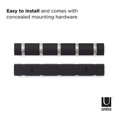Umbra Flip 5 Wall Mounted Floating Rack