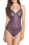 B.tempt'd By Wacoal Wink Worthy Thong Bodysuit In Astral Aura