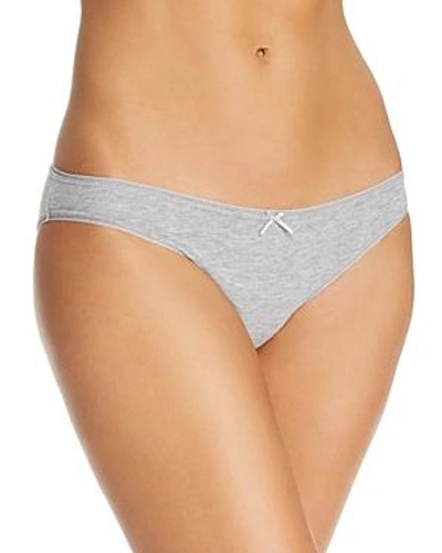 Eberjey Pima Goddess Bikini In Heather Gray