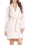 Ugg Blanche Ii Double-knit Fleece Robe In Sachet Pink Heather
