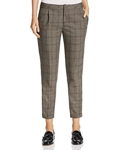 Mkt Studio Piccolo Plaid Cropped Pants In Checked