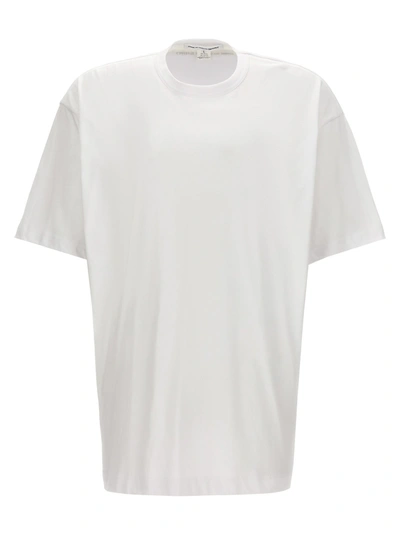 Comme Des Garçons Shirt Logo Print T-shirt In White