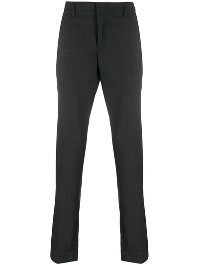 Dondup Gaubert Straight Leg Trousers In Grey