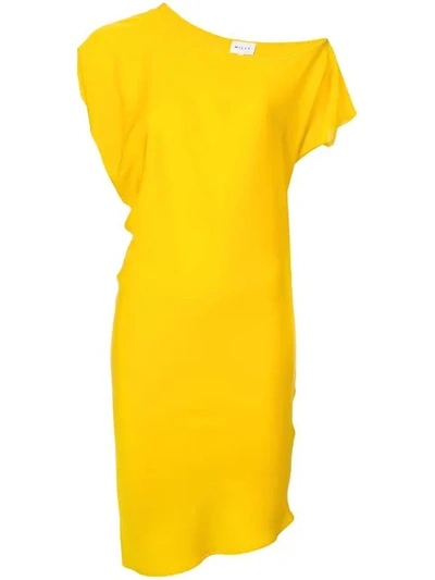 Milly Off-the-shoulder Dress - Yellow