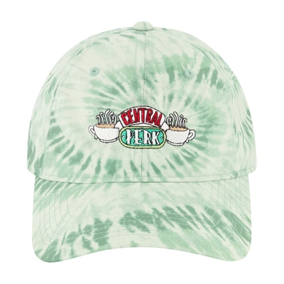 Wb Friends Central Perk Tie Dye Dad Cap In Green