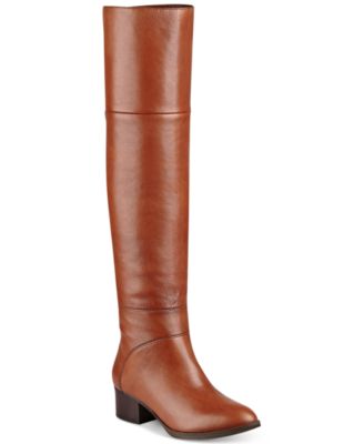 Tommy Hilfiger Gianna Over-the-knee Boots In Luggage | ModeSens