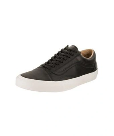 Vans Men's Old Skool (lux Leather) Skate Shoe In Lux Leather/black/porcini  | ModeSens